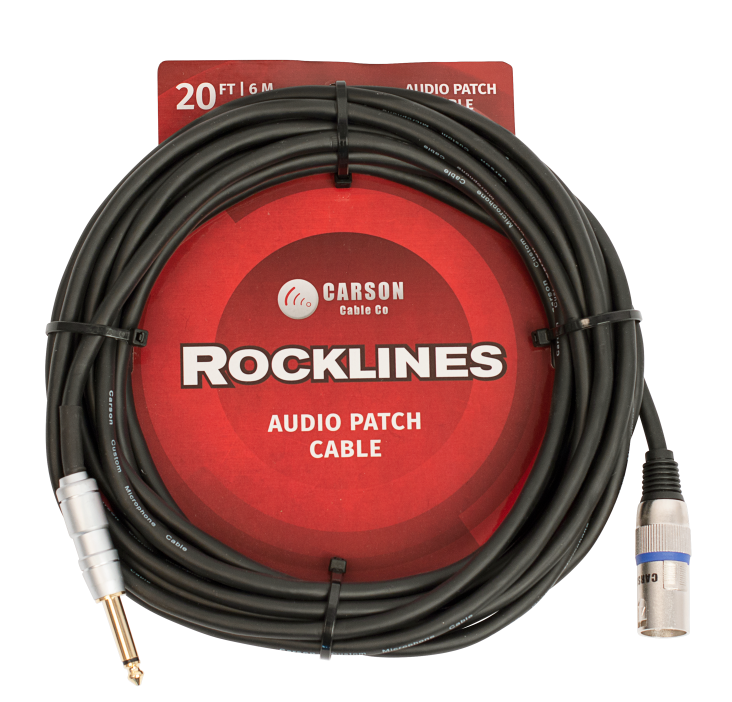 Carson | ROM20A | 20 ft Microphone/Audio Cable | Black Carson | ROM20A | 20 ft Microphone/Audio Cable | Black